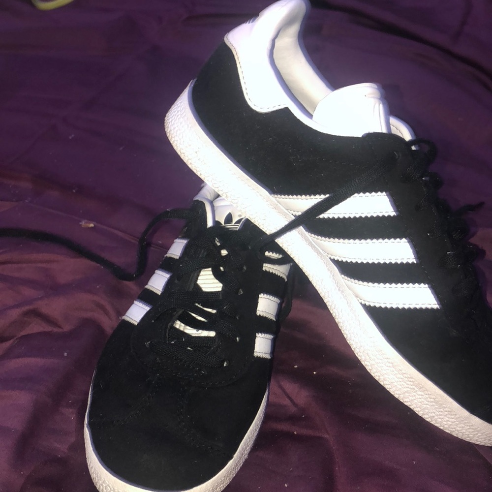 black and white shoes